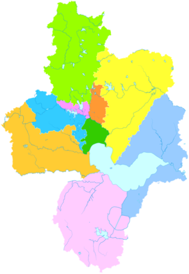 安徽省各市县级地图